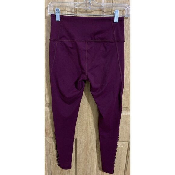 Victoria’s Secret Leggings Small Purple Sport Knockout Tight Full-Length Ribbon - Picture 2 of 7